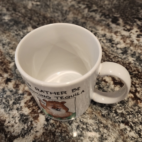 Vintage Shoebox Greetings "I'd rather be drinking Tequila" Coffee Mug - Picture 2 of 3